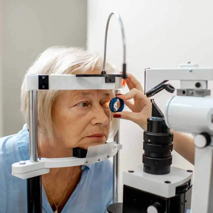 Dilated Senior Eye Exams
