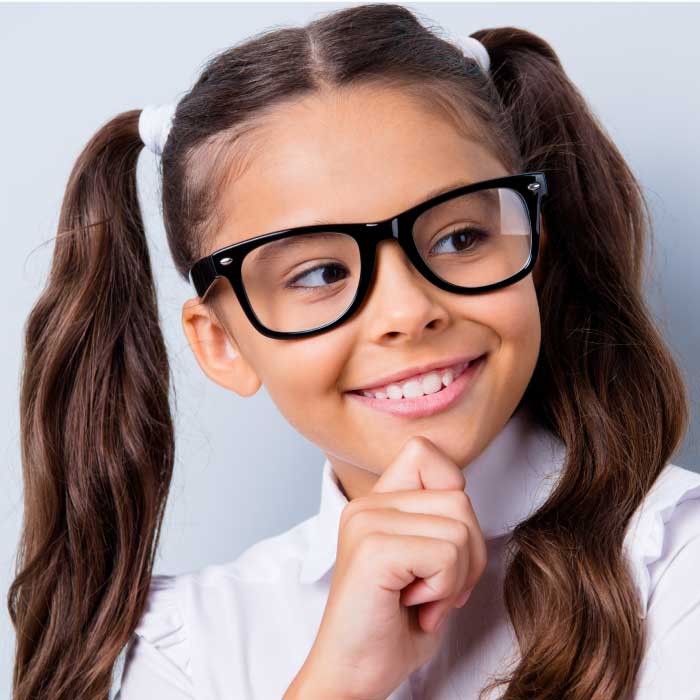 Child With Eye Glasses in Edmonton