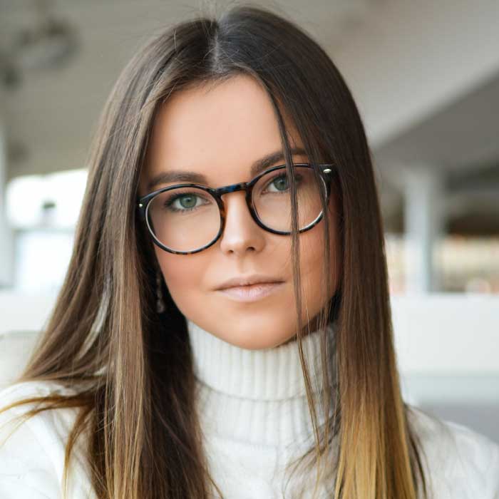 Woman With Eye Glasses in Edmonton