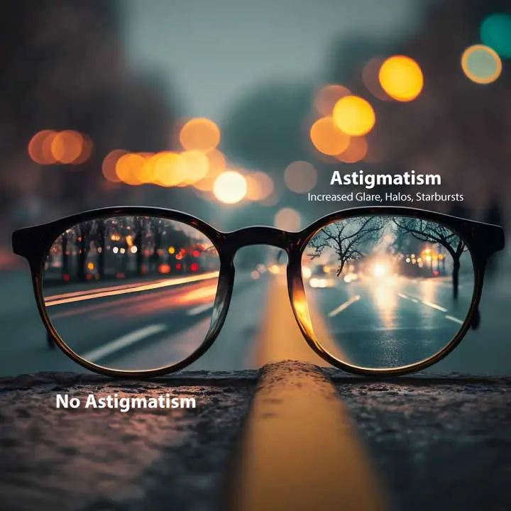Night Vision With Astigmatism