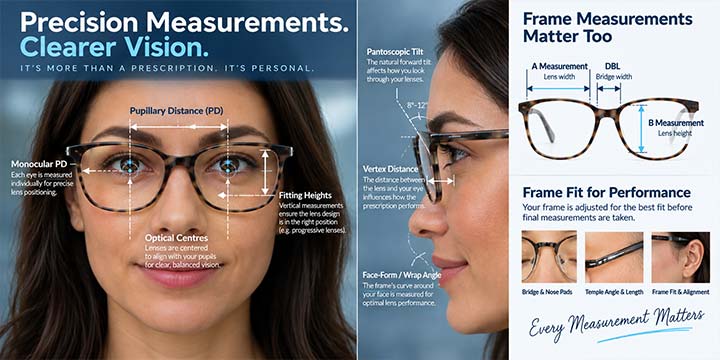 Precision Eyeglass Measurements